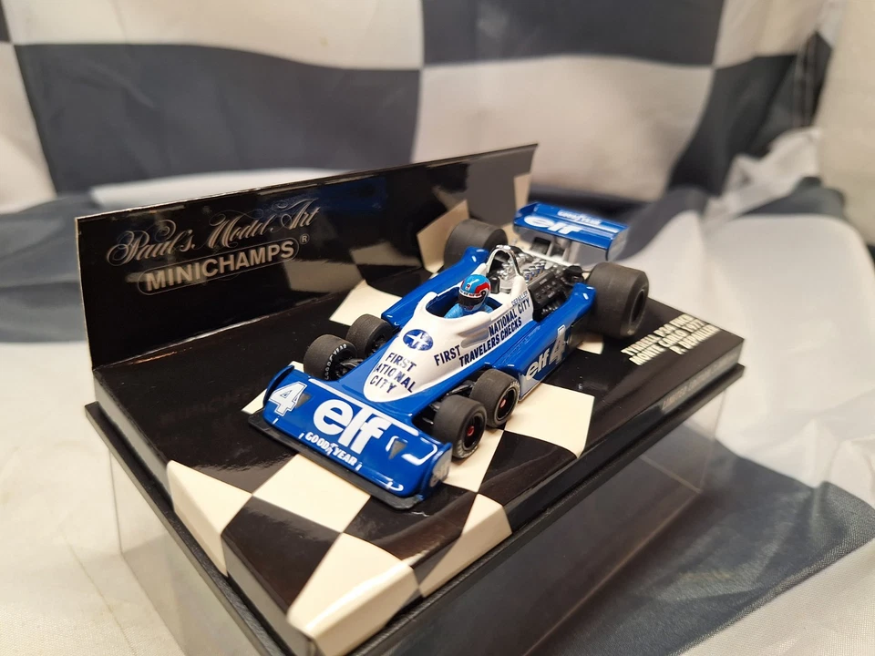 MINICHAMPS /F1 - 1977 TYRRELL P34 FNCB - PATRICK DEPAILLER- 1/43 SCALE MODEL CAR - Image 2 of 4