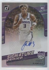 2020-21 Panini Donruss Signature Series Jahmi'us Ramsey #SG-JRA Auto 6l7