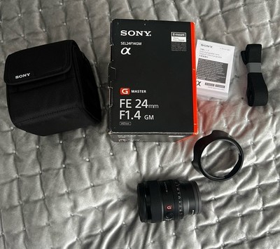 Sony SEL24F14GM Fe 1.4/24mm Camera Lens for Sony E-Mount | Mint Condition 