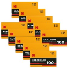 Kodak Kodacolor 100 Color Negative Film 35mm Roll Film, 36 Exposures - 10 Pack