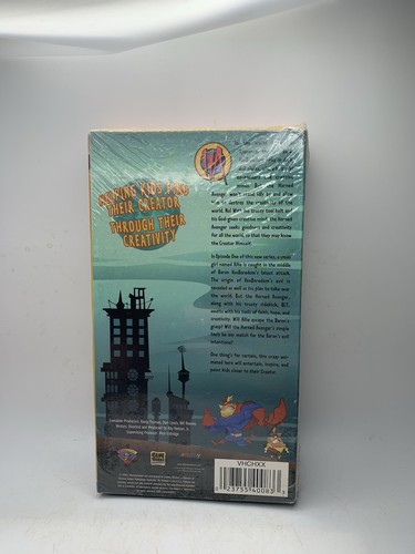 Horned Avenger Battle Against Von Boredom VHS Movie New Sealed Classic Film Kids - Foto 3 di 6