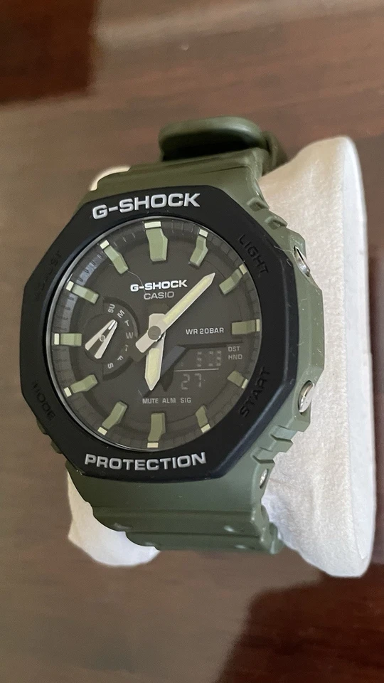 Casio G-Shock  Casioak Watch - GA-2100-4A. Street Utility. Green - image 4 of 4