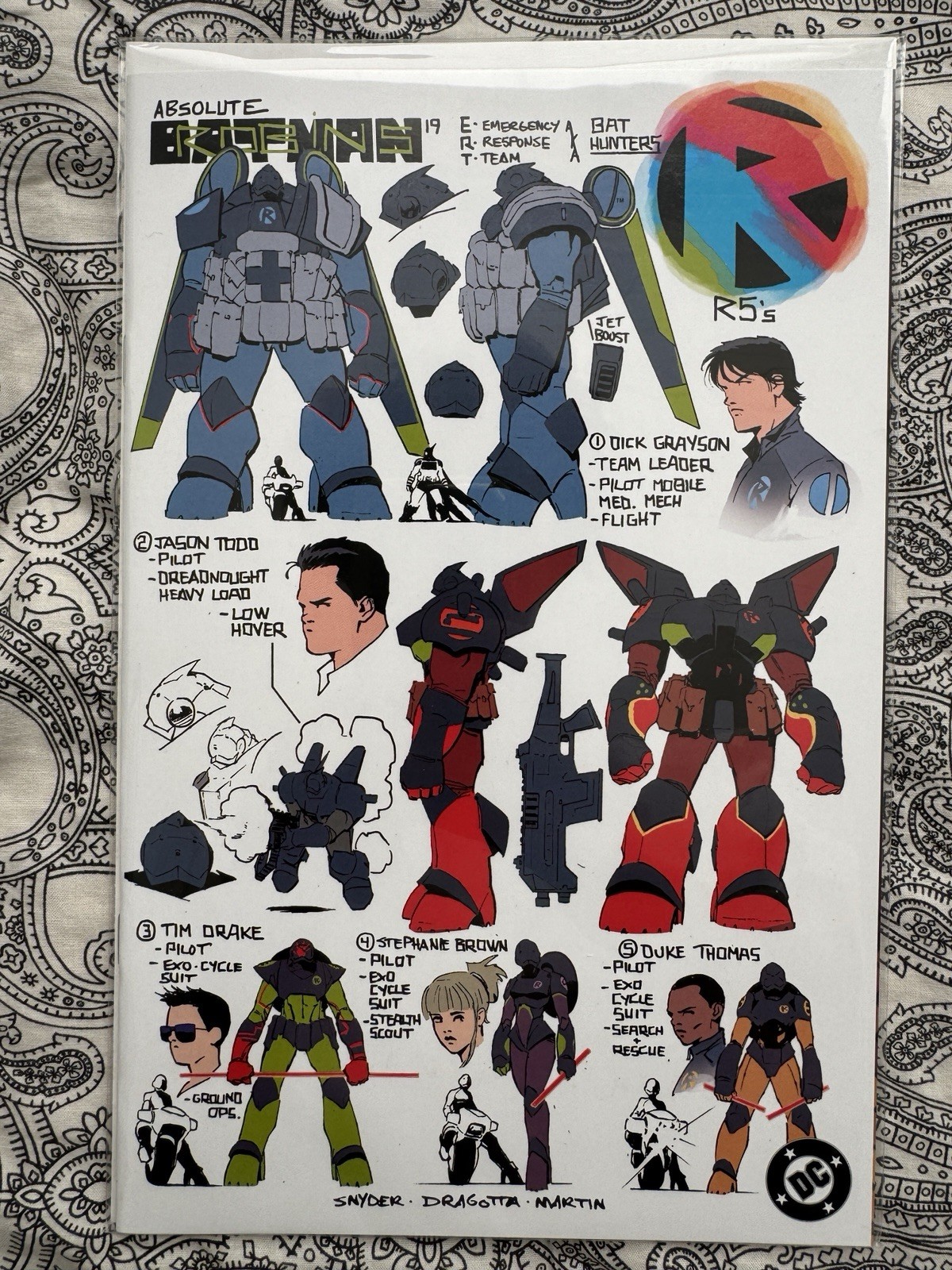 ABSOLUTE BATMAN #19 FELIX COMIC ART NICK DRAGOTTA DESIGN NON-FOIL