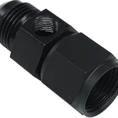 #ad 8AN Fuel Pressure Take Off Fitting Male Flare to AN8 with 1 8 NPT Port $15.99