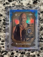 2025 Topps Chrome WWE Stone Cold Steve Austin Allen & Ginter Blue Refractor /150