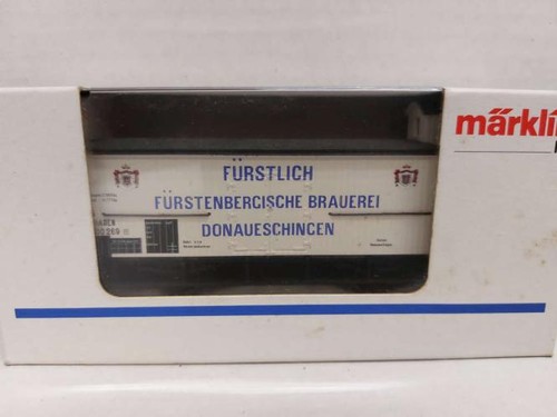 MÄRKLIN H0 ged.Güterwagen Br.haus Fürstenbergische Brauerei 4892 | Zustand: Neu