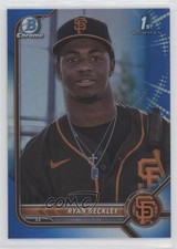 2022 Bowman Chrome Prospects Blue Refractor 116/150 Ryan Reckley #BCP-163 0n5k