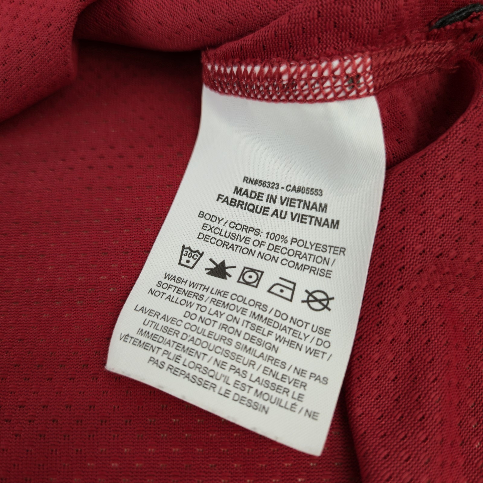 Men’s XL Nike Tiger Woods Dri-Fit ADV Blade Snap Red AOP Pattern Golf Polo Shirt thumbnail 9