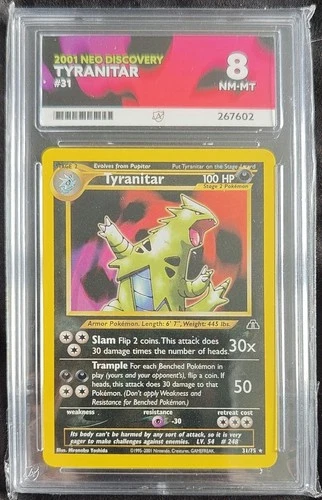ACE 8 Tyranitar 31/75 Neo Discovery Regular