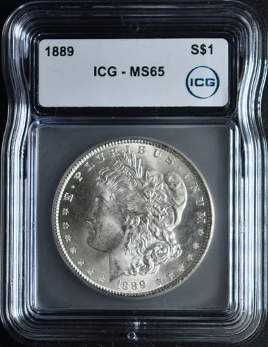 1889 Morgan Dollar ICG MS65
