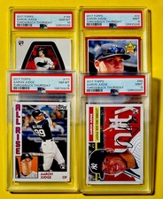 AARON JUDGE RC TBT PSA 10 + 2017 Topps Throwback Thursday MASTER Set NIB Read