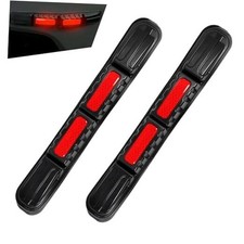 Car Bumper Anti-Collision Strip, Reflective Foldable Bumper Safety 2 PCS Red