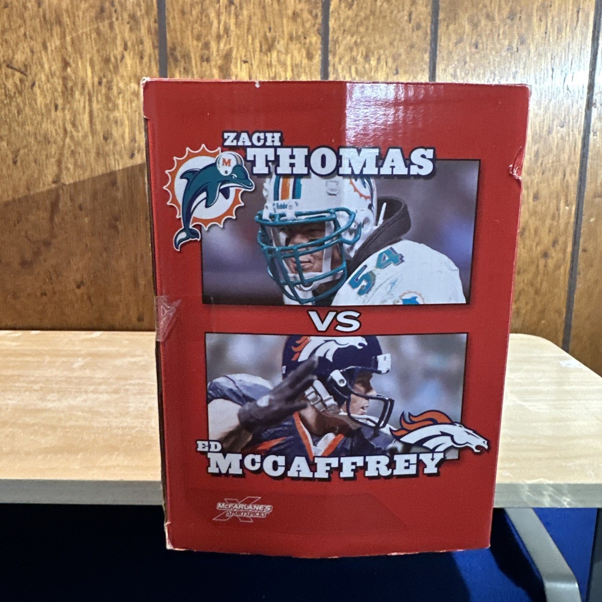 マクファーレントイズ　NFLシリーズ　エド・マキャフリー&ザック・トーマスセット McFarlane Toys NFL Sports Picks Action Figure 2pack Zach Thomas Ed