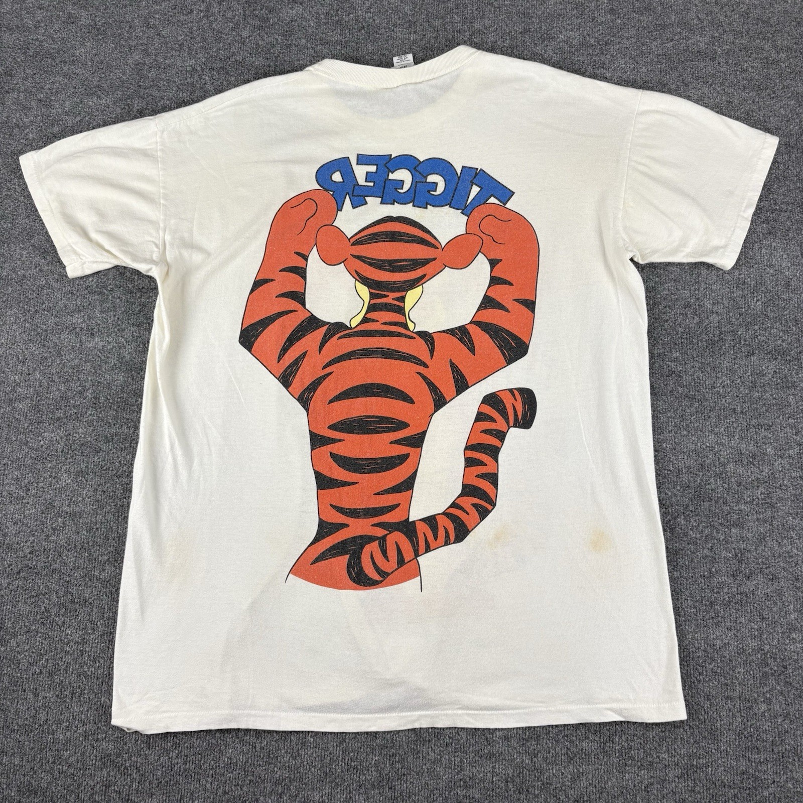 Vintage Tigger Shirt Mens White Disney Store Single Stitch USA 90s RARE One Size image 2