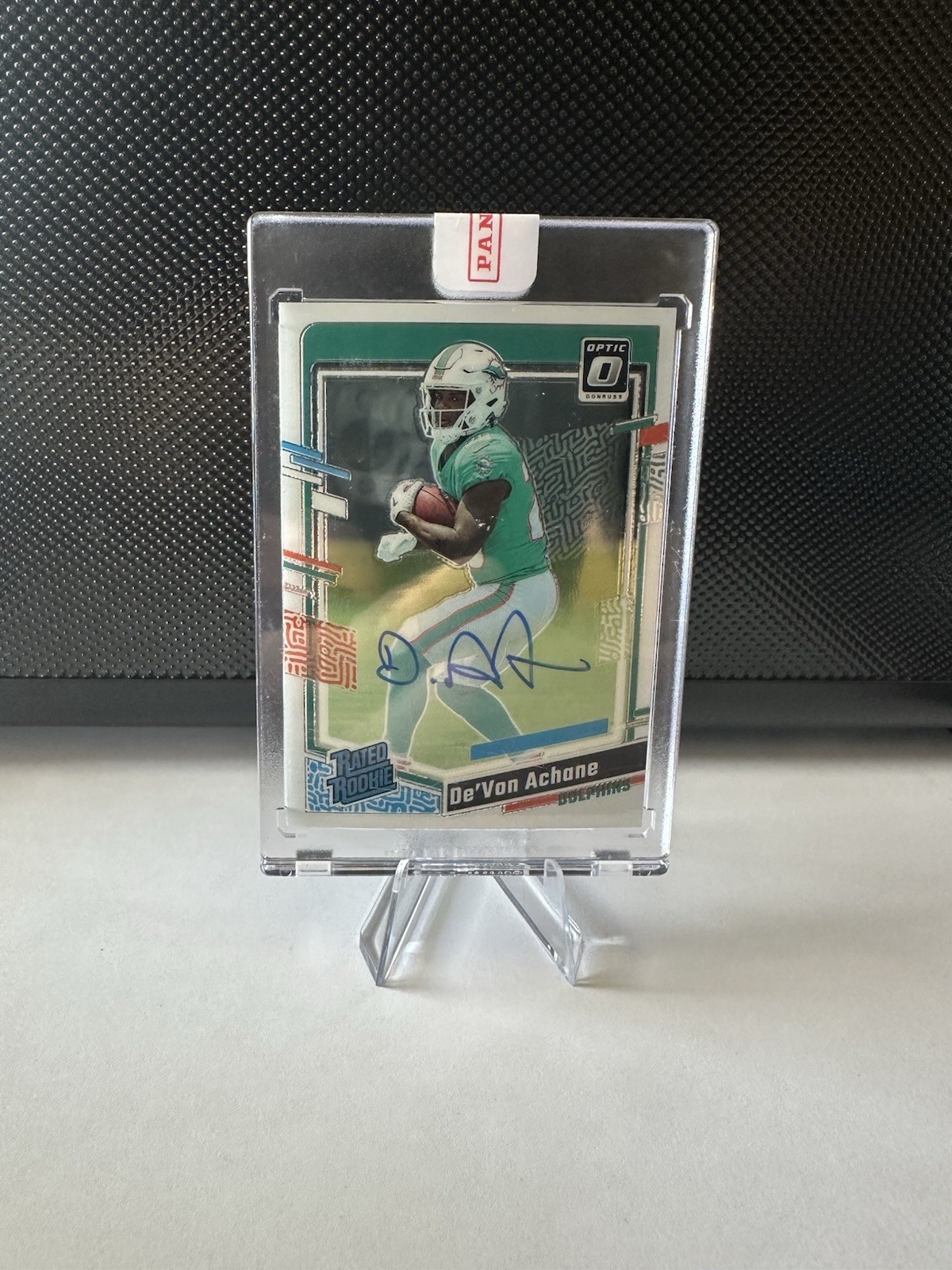 2023 Panini Donruss Optic - Rated Rookie RPS De'Von Achane #269 Autographs /199