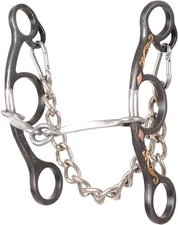 Classic Equine Diamond Short Shank O Ring Square Snaffle Bit