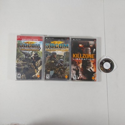Sony PSP Lot 3 Socom Games With Killzone Tested & Working READ Fire Team SEALED