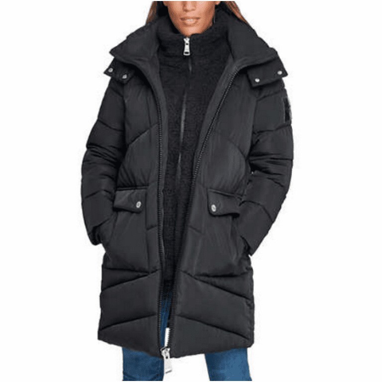 *NWT* Calvin Klein Women's Down Puffer Parka (Black, M)