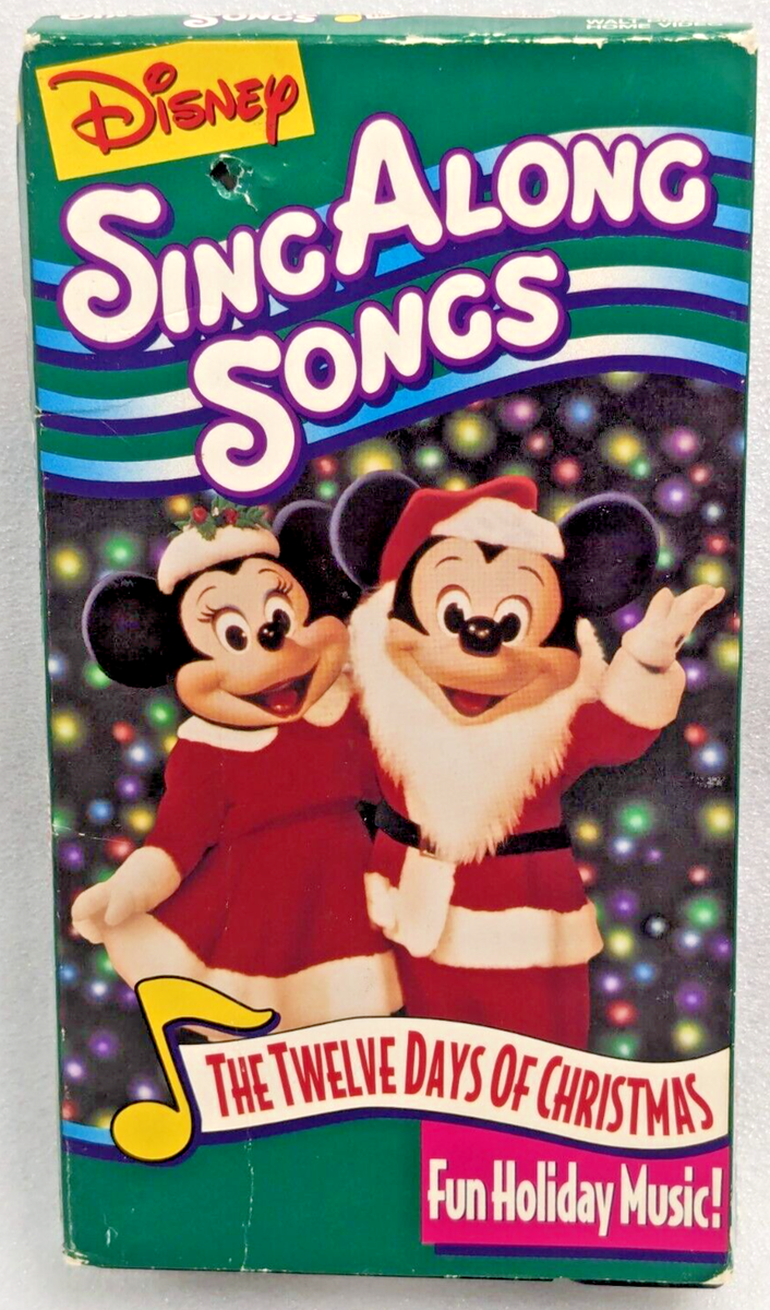 Disneys Sing Along Songs The Twelve Days of Christmas (VHS