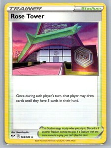 Rose Tower 169/189 Darkness Ablaze Uncommon Trainer Card