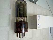 CV511 Brimar Orange Print  6V6  Tube Valve New Old Stock 1 PC S17