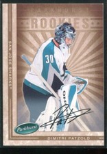 2005-06 Parkhurst Facsimile Auto Parallel #663 Dimitri Patzold Card /100  