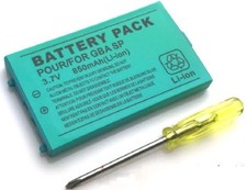Replacement Internal Rechargeable Battery Pack for Nintendo Gameboy Advance SP