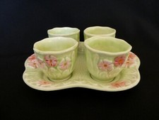 Vintage Melba Ware 4 Egg Cups with Stand  c1950's  Excellent Condition