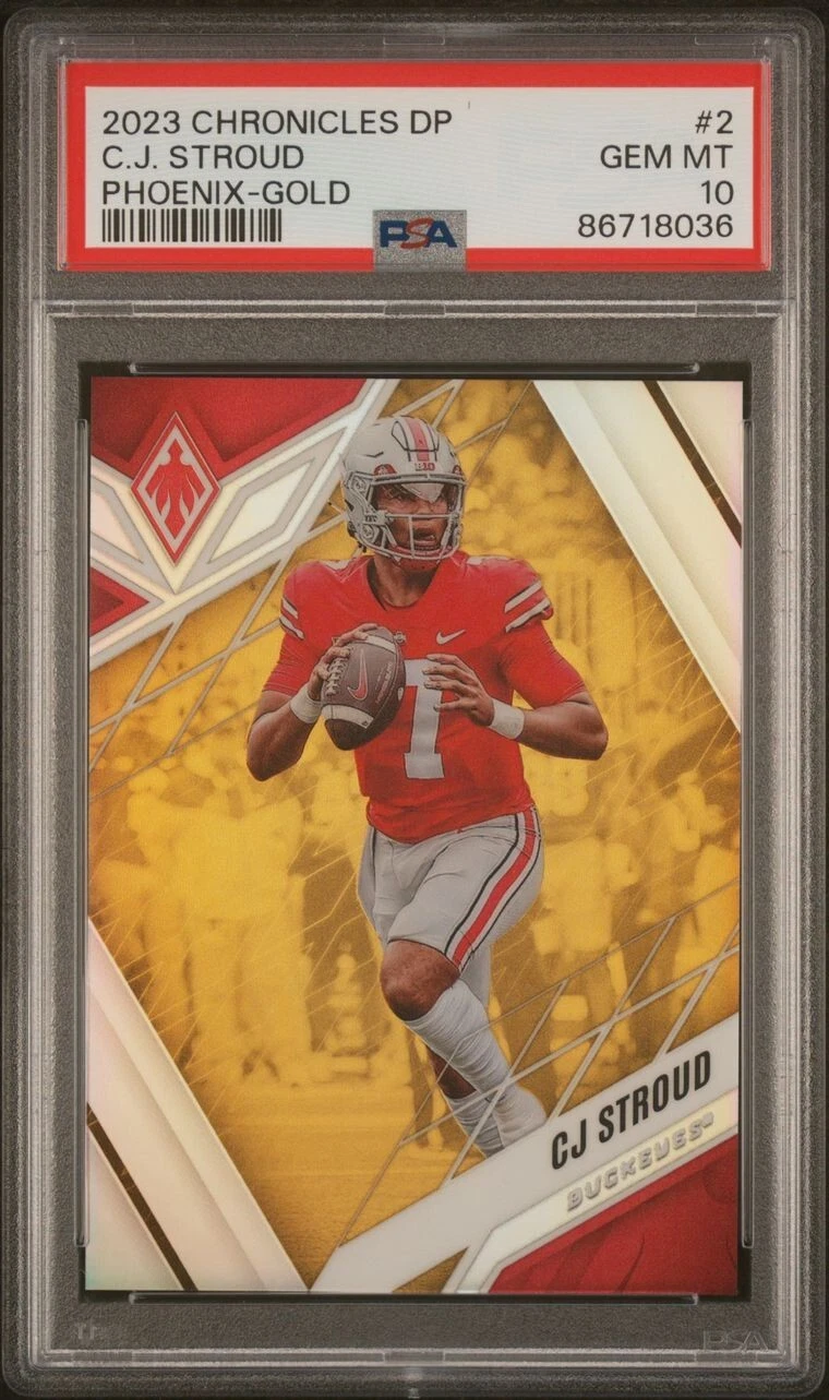 CJ Stroud Panini Chronicles Draft Picks Phoenix #2 Gold