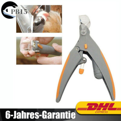 Krallenschere Hund Katze Krallenzange Nagelzange Knipser Nagelschere LED Licht