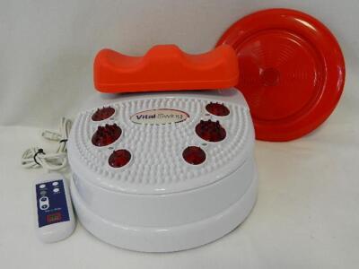 Vital Swing Therapeutic Wellness Machine Low Impact 10 Speed -w/Support Disk