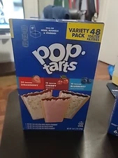Pop-Tarts Variety 48 Count  Toaster Pastries, Ready-to-Eat, Big Box