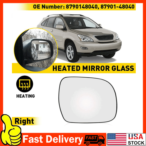 For Lexus RX 300 330 350 400H 2004-2009 Right Passenger Side Mirror Heated Glass - Bild 17 von 18