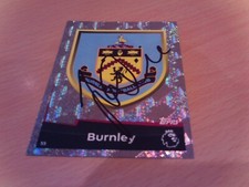 signed burnley badge by ex player frank sinclair
