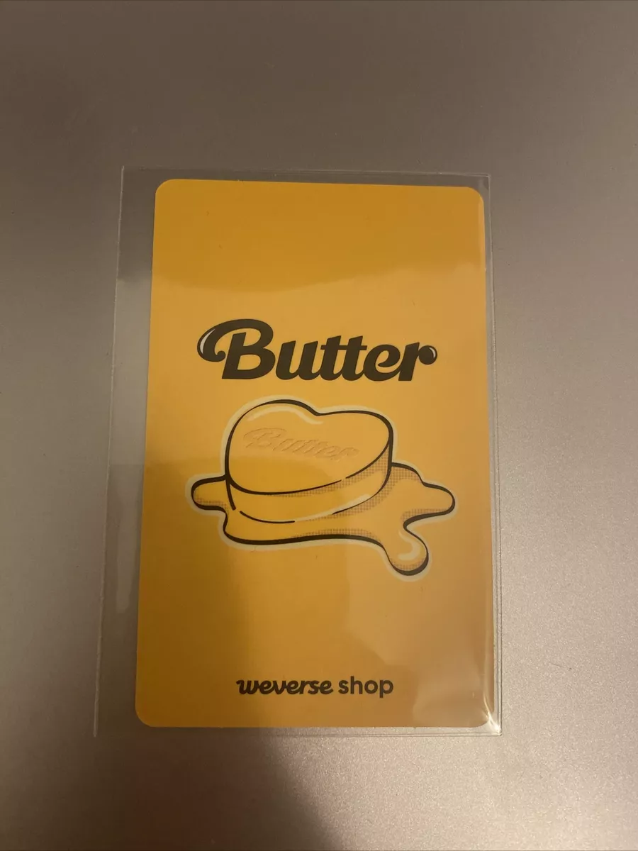 BTS Jimin Butter Official Weverse Photocard PC / POB Pre-Order Benefit / No  Tin