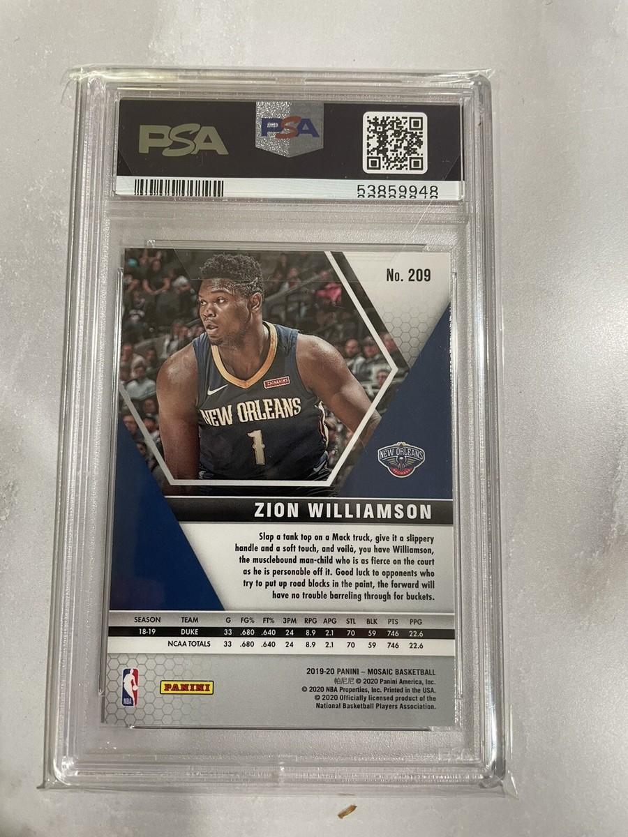 【PSA10】Zion Williamson RC Silver 2019-20 Zion Williamson Silver Prizm Rookie RC X4 Lot Psa 10