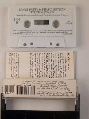 Sandi Patty & Peabo Bryson - It's Christmas! - Hallmark (Cassette) 1996 TESTED - Picture 5 of 5