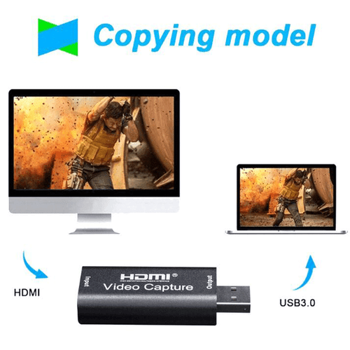 HDMI to USB 2.0 Video Capture HD Card Grabber Record Box for PS4 DVD Camcorder - Picture 6 of 7