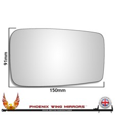 Left Hand Passenger Side Ford Capri Mk1 Mk2 Convex Wing Door Mirror Glass