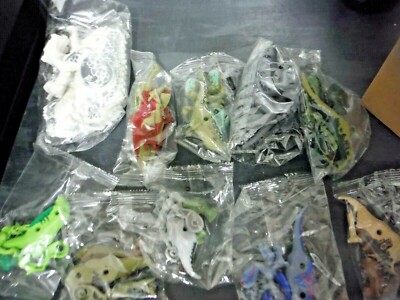 NEW Build A Dinosaur, Lot Of 10 Snap Together Various Sizes, Sealed Packages