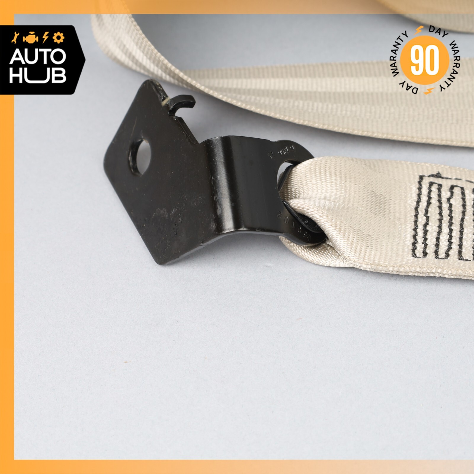 06-13 Bentley Continental Flying Spur Rear Right Side Seat Belt Beige OEM 80k