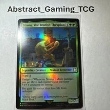 MTG - Strong, the Brutish Thespian Universes Beyond: Fallout Foil (PIP) #84