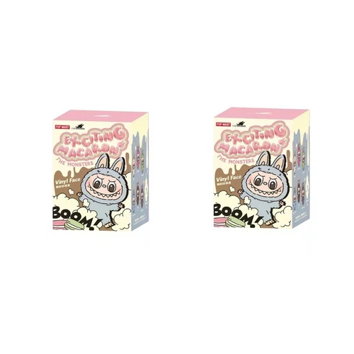 POP MART Labubu Monster Exiting Macron l Plüsch Kuscheltier Anhänger Boxed NEU - Bild 11 von 22