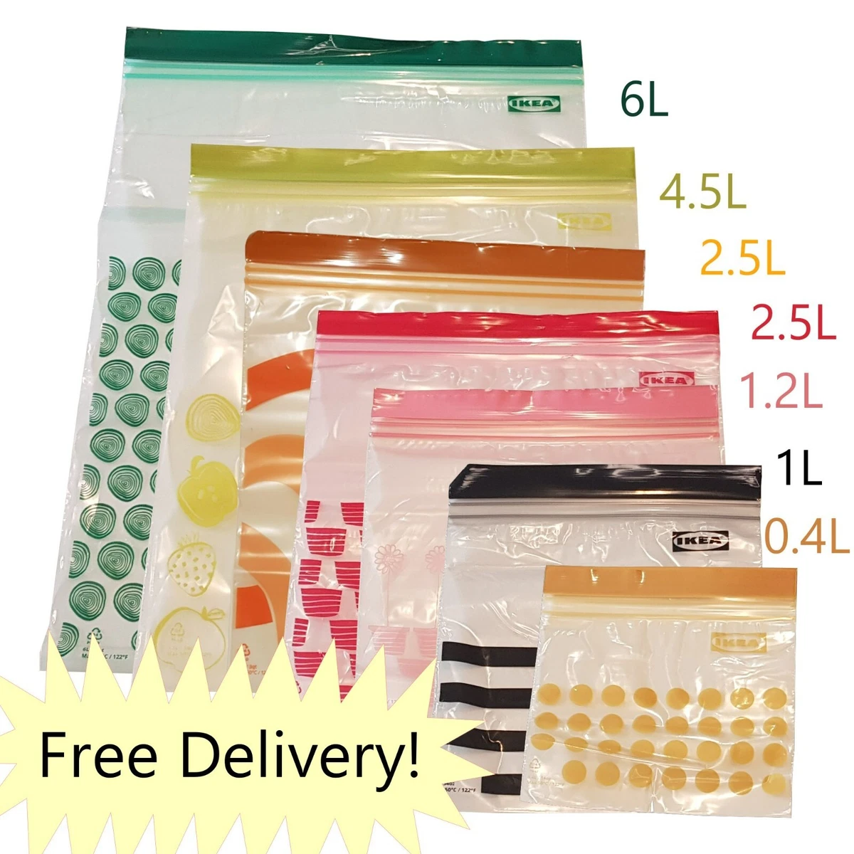 IKEA Freezer Bags Versus Ziploc Freezer Bags