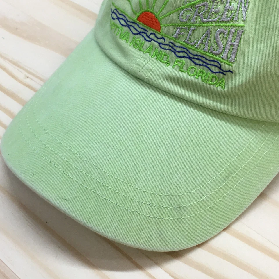Gorra de béisbol The Green Flash Fahrenheit para hombre OS logotipo bordado ajustable Foto 2 de 4