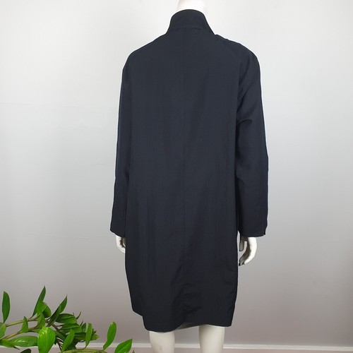 Agenda Plus Size 22 Black Jacket Blazer Longline Long Sleeve Zip Pockets Womens - Picture 7 of 13