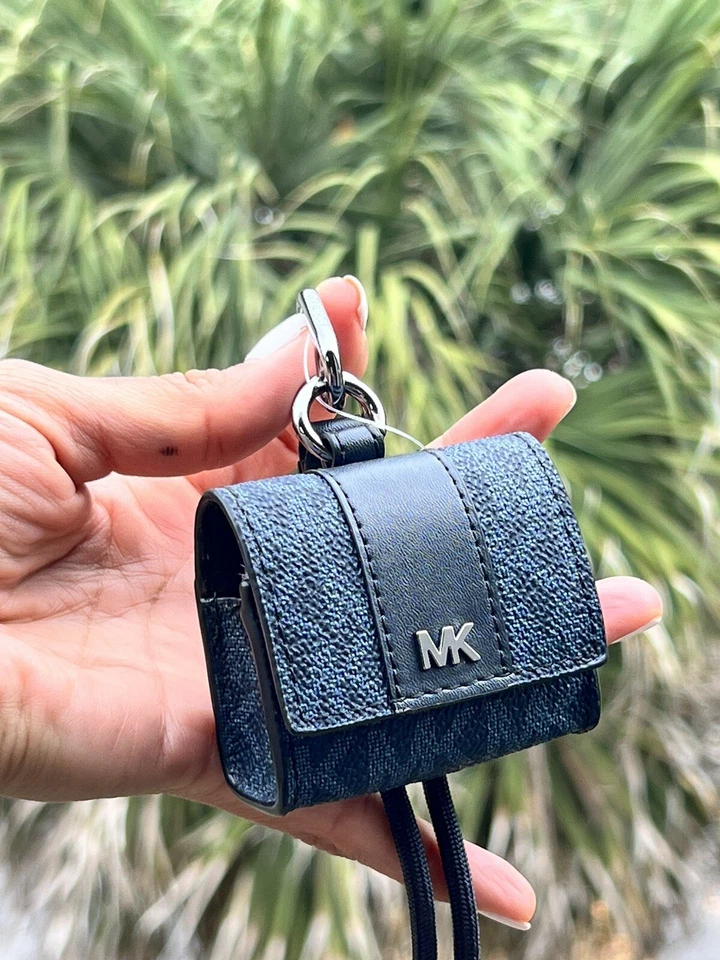 Michael Kors Hombre Mujer Airpod Estuche Unisex Almirante Cordón Viene Con Caja MK Foto 4 de 4