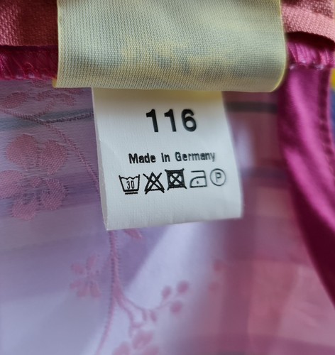 DRESS VINTAGE USAR TRACHTEN OKTOBERFEST DIRNDL TYROL PLAID GIRL-SIZE:US 6/EU 116 - Picture 7 of 8