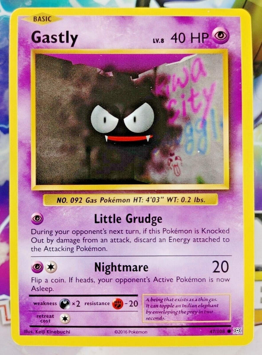 Gastly - 47/108 - Common - XY: Evolutions - Pokémon | eBay