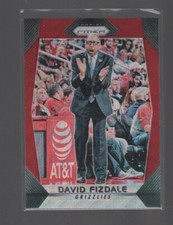 DAVID FIZDALE 2017-18 PANINI PRIZM RED RUBY PRIZMS CARD #210